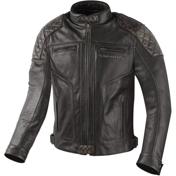 Bogotto Motorradjacke Quick-R Motorrad Lederjacke herausnehmbares Innenfutter