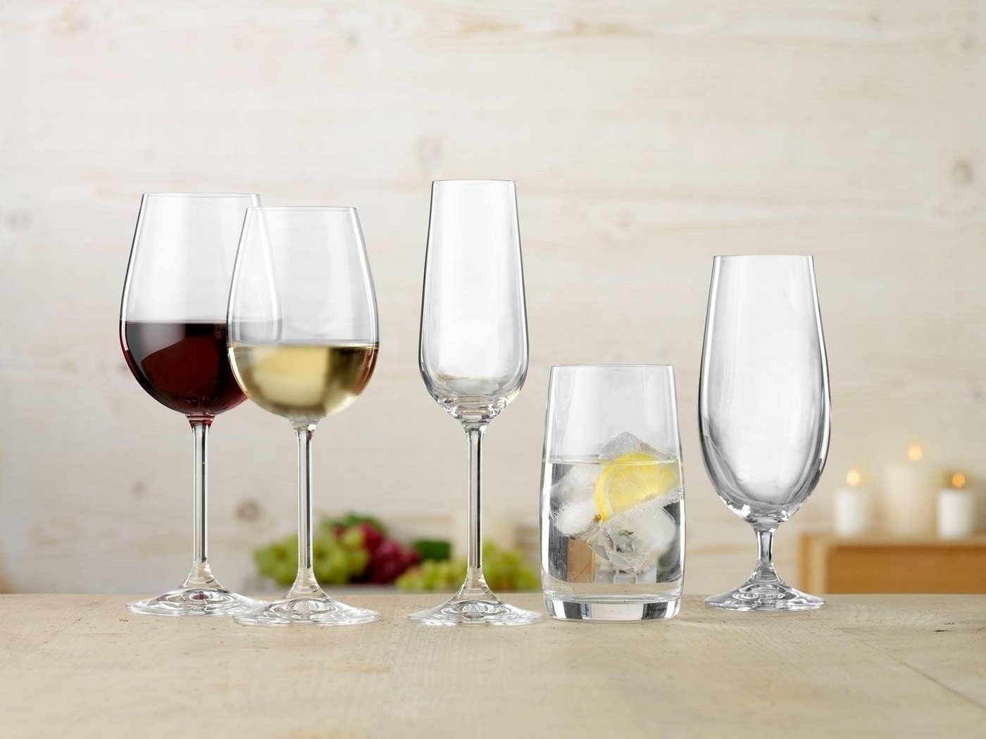 BOHEMIA SELECTION Longdrinkglas SIMPLY, 380 ml Fassungsvermögen, Glas, Spülmaschinengeeignet – Bild 2 von 5