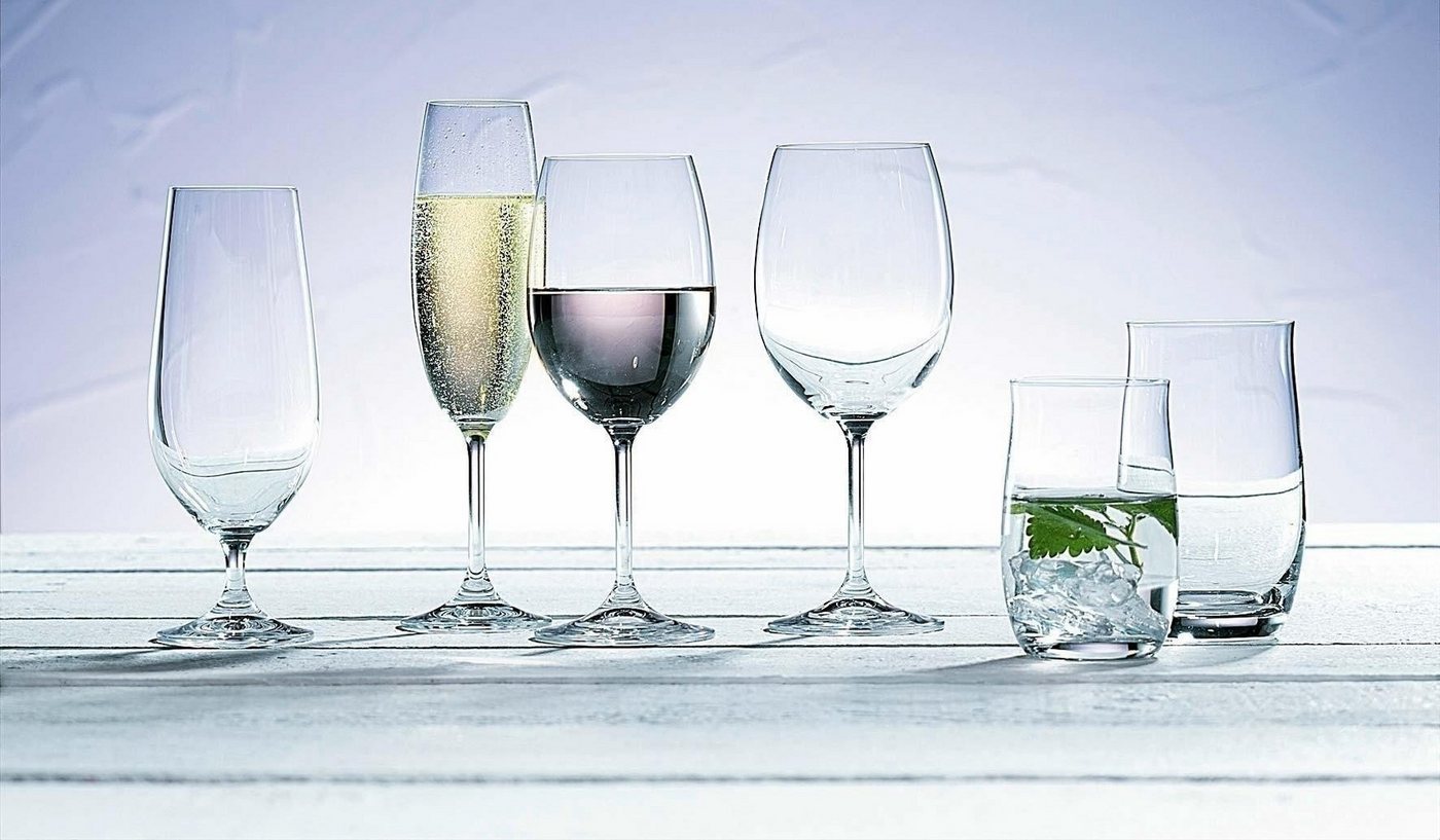 BOHEMIA SELECTION Longdrinkglas SIMPLY, 380 ml Fassungsvermögen, Glas, Spülmaschinengeeignet – Bild 3 von 5