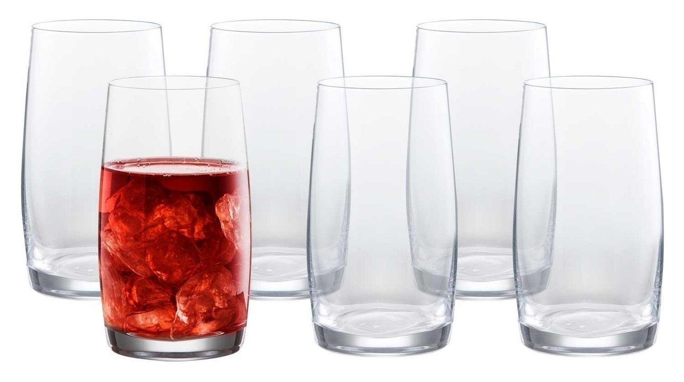 BOHEMIA SELECTION Longdrinkglas SIMPLY, 380 ml Fassungsvermögen, Glas, Spülmaschinengeeignet – Bild 5 von 5