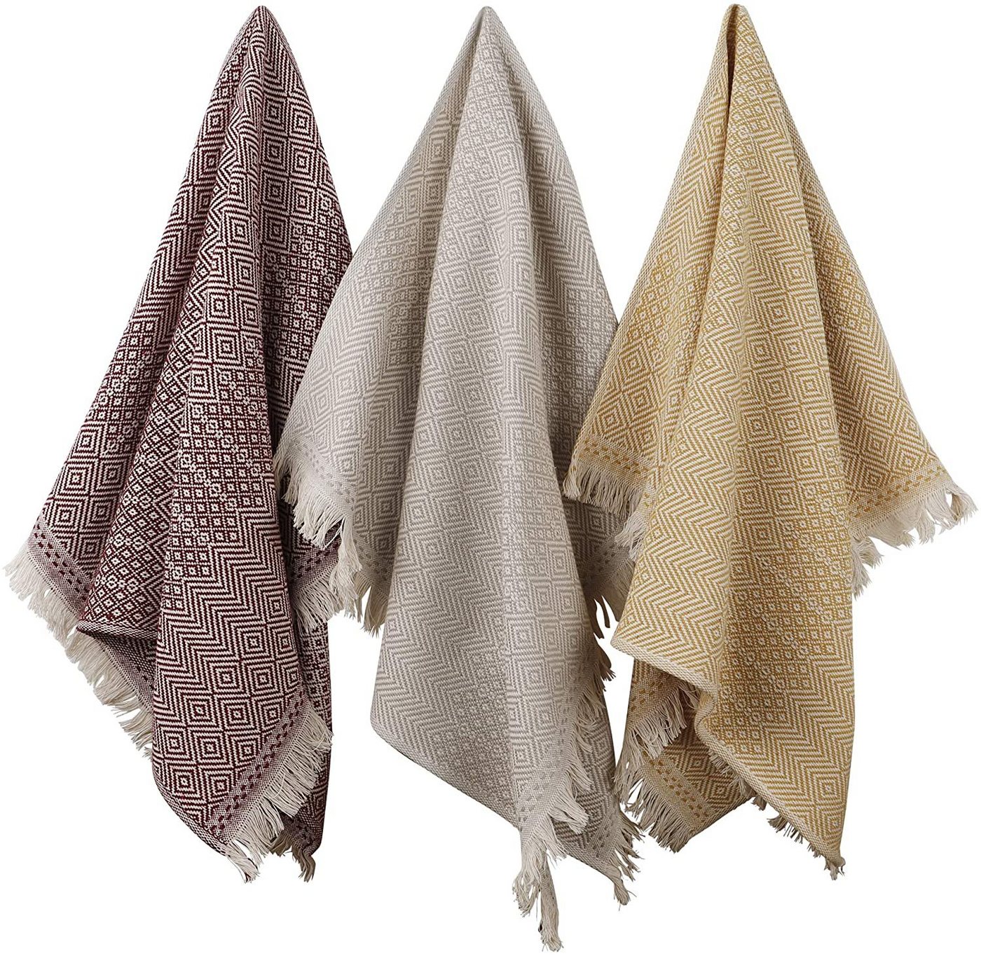 BOHORIA Geschirrtuch Premium 3er Set Collection - 100% Baumwolle, 3er Set – Bild 5 von 5