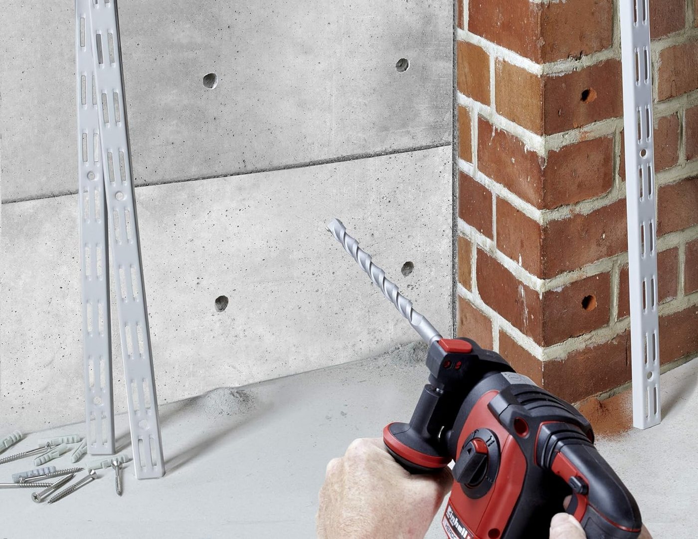 kwb Bohrer- und Bit-Set kwb SDS-Plus Hammer Meißel-Set, 12-teiliger Stein-u. Betonbohrer Satz, kwb SDS-Plus Hammer Meißel-Set, 12-teiliger Stein-u. Betonbohrer  – Bild 4 von 5