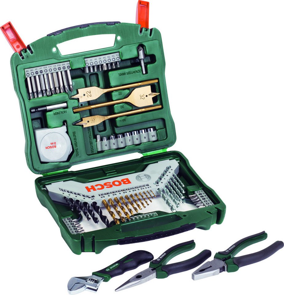 BOSCH Bohrer- und Bitset Bosch Bit-Bohrer Set X-Line 70-teilig inkl. – Bild 2 von 3