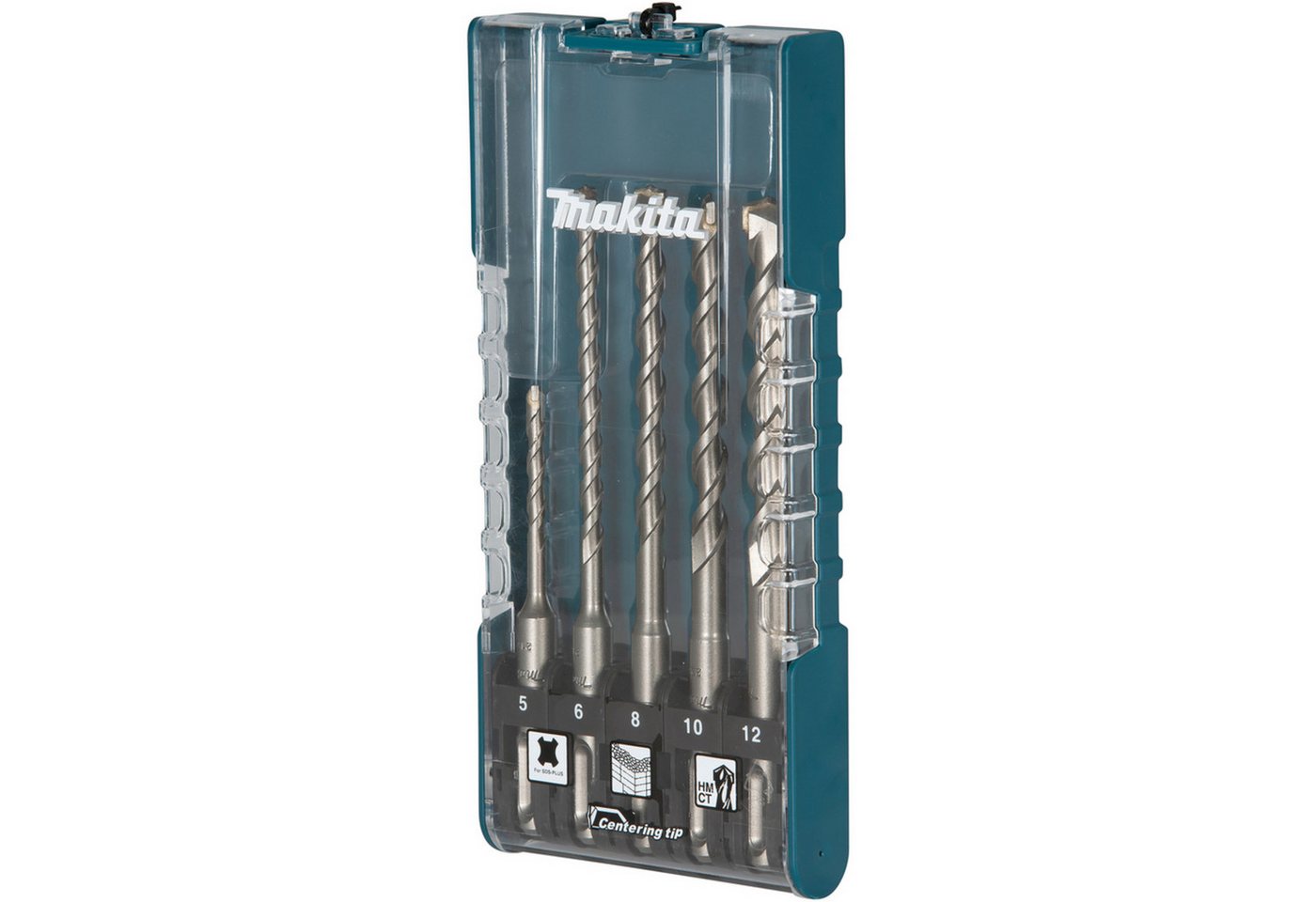Makita Bohrer- und Bitset Makita Hammerbohrer-Set SDS-plus, 5-teilig – Bild 2 von 3
