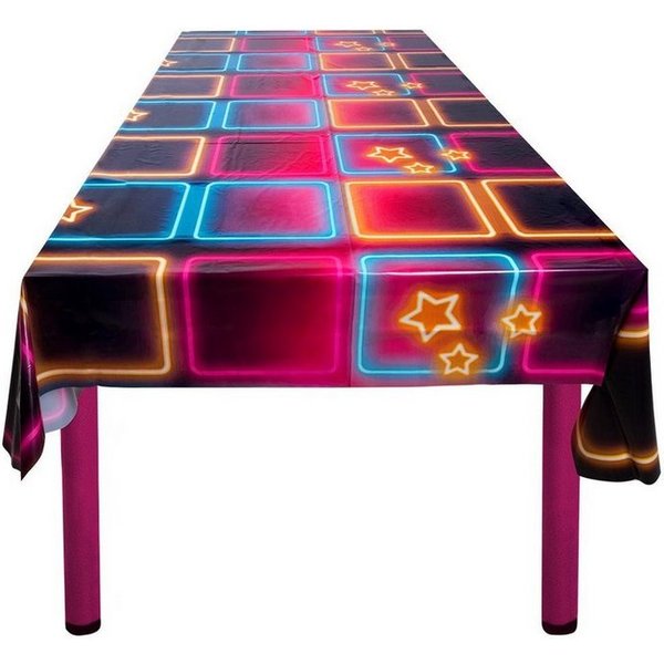 Boland Tischdecke Disco Party Tischdecke, Licht aus, Spot an: Partydeko für Discodancer!