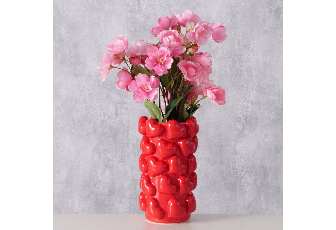 BOLTZE Dekovase Vase Herz-Liebe, 20 cm Höhe – Bild 2 von 4