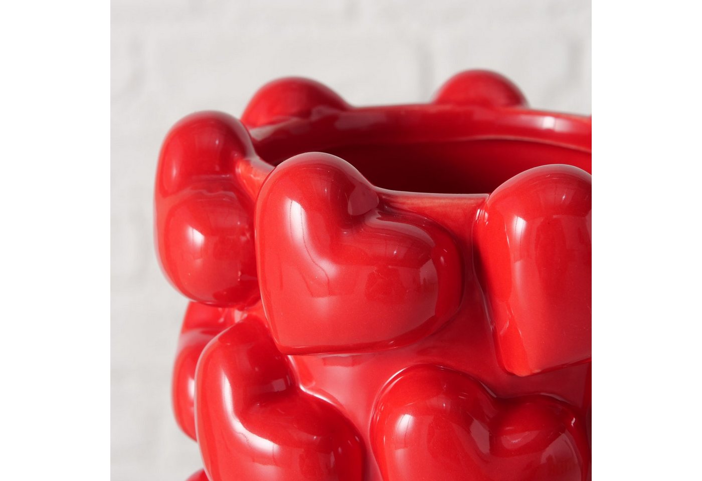 BOLTZE Dekovase Vase Herz-Liebe, 20 cm Höhe – Bild 3 von 4