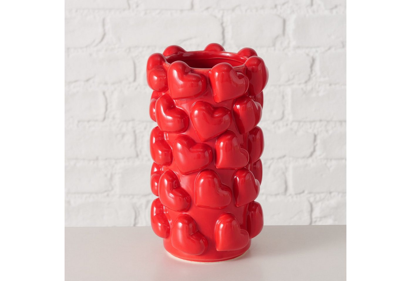 BOLTZE Dekovase Vase Herz-Liebe, 20 cm Höhe – Bild 4 von 4