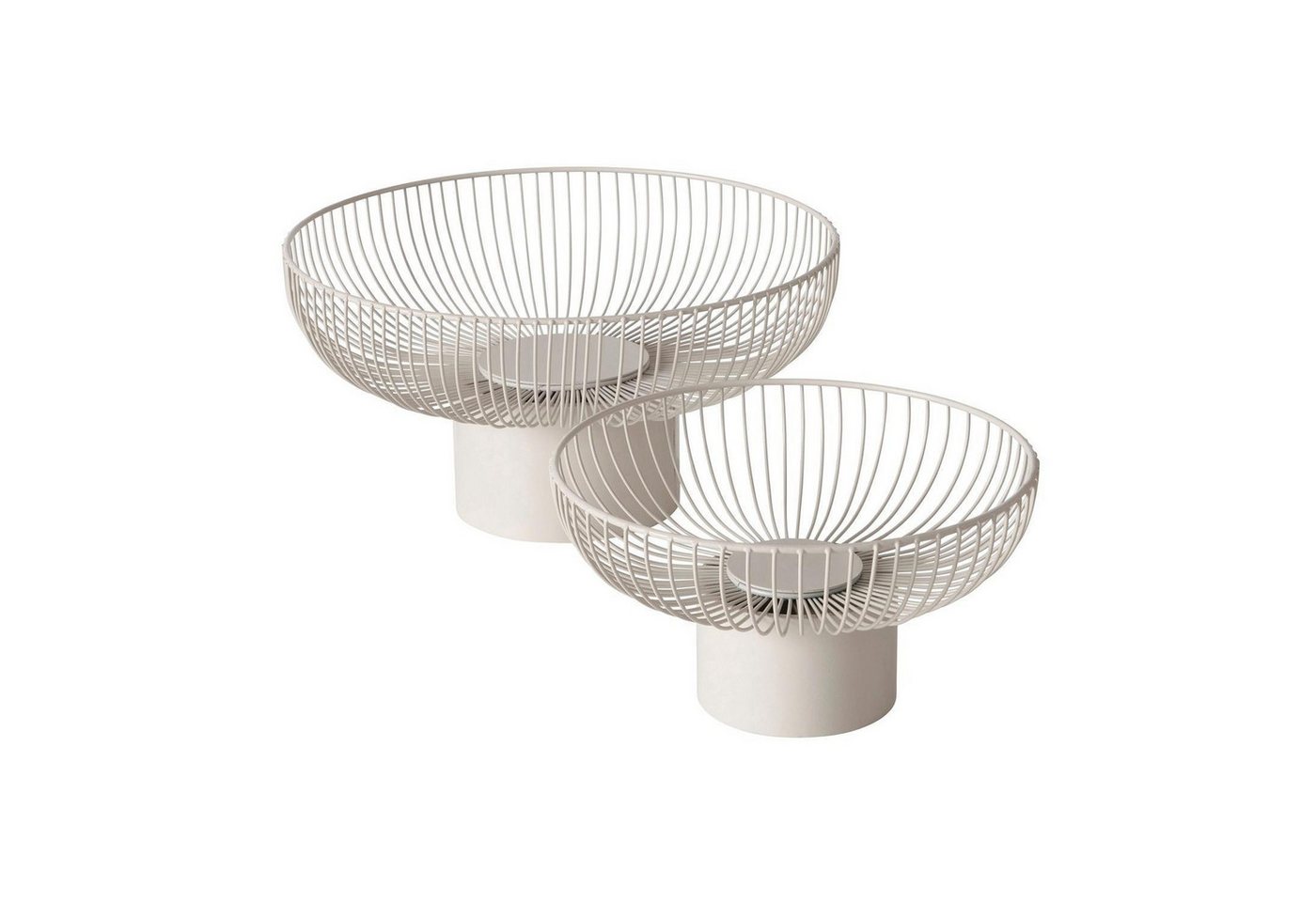 BOLTZE GRUPPE Dekoschale CINDY, Beige, Ø 28 cm, H 15 cm, Metall, (1 St), pulverbeschichtet – Bild 5 von 5