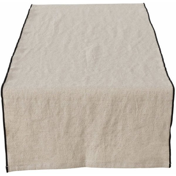 BOLTZE GRUPPE Tischdecke Dekorativer Läufer mit Borte JANEA, 40 x 140 cm (Tischdecken 1-tlg)