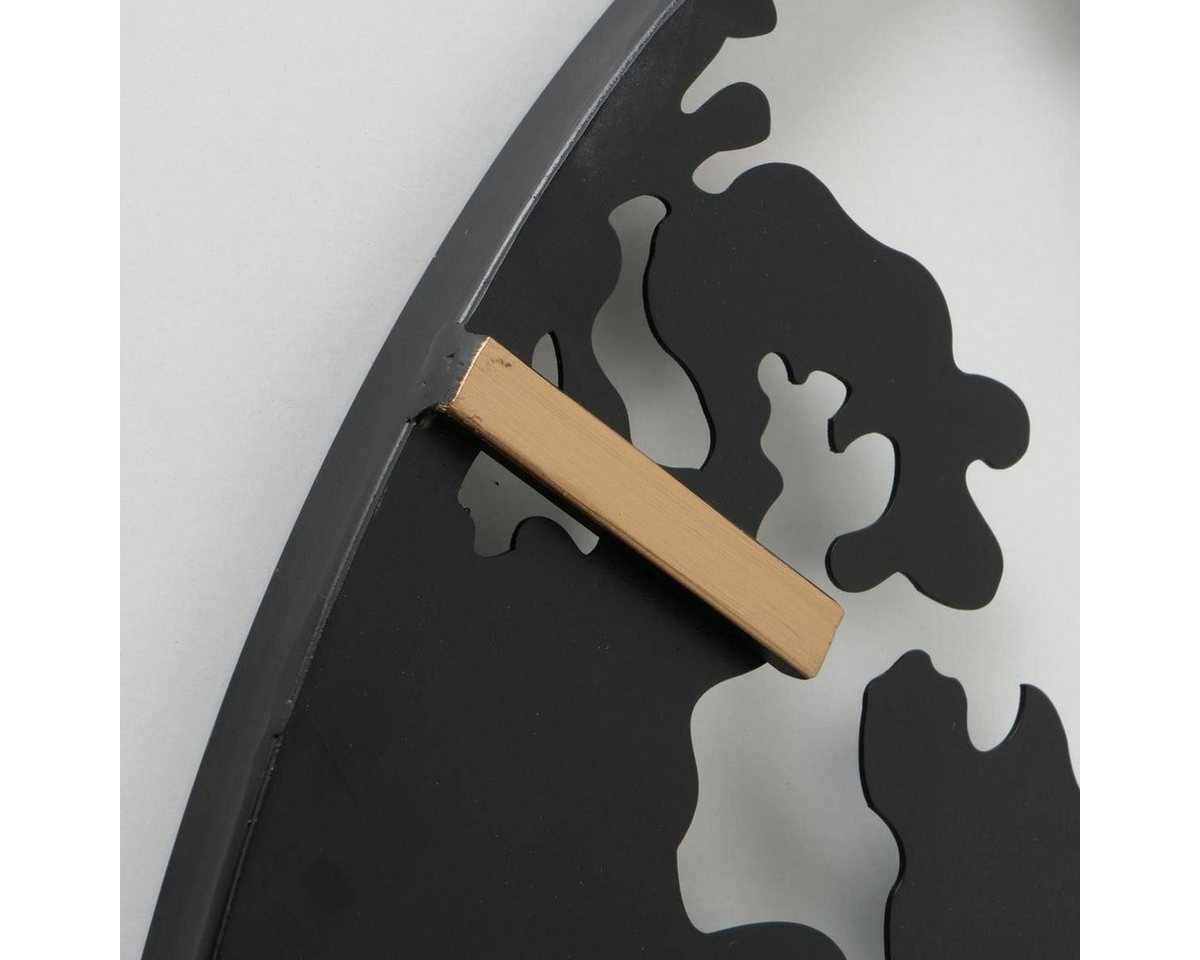 BOLTZE GRUPPE Wanduhr Wanduhr UNION, Metall, mit goldenen Uhrzeigern – Bild 4 von 5