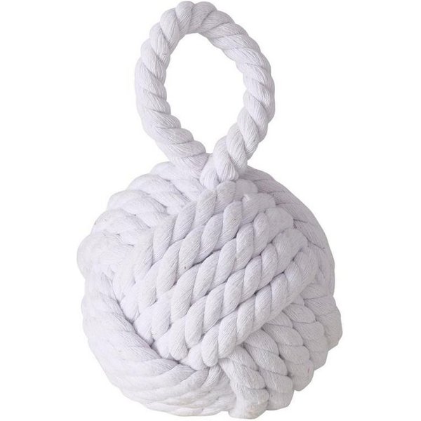 BOLTZE Türstopper Knoto, aus Jute, Weiß, 23 x 15 cm