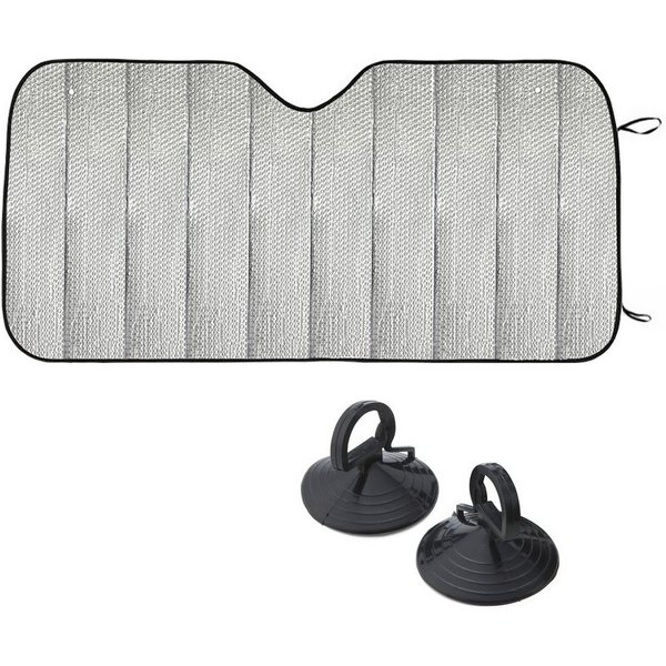 Bolwins Autosonnenschutz B35C Auto Frontscheiben Sonnenschutz Abdeckung UV-Schutz faltbar XL UV, 140 x 70 cm, (Einzelartikel, 1-St., Frontscheibenschutz für Som