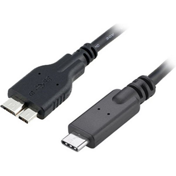 Bolwins B48 USB-C auf USB 3.0 micro B Stecker USB C zu Micro B 3.0 Kabel 30cm USB-Kabel, USB-C, USB 3.0 micro B (30 cm), Synchronisierung und Aufladen