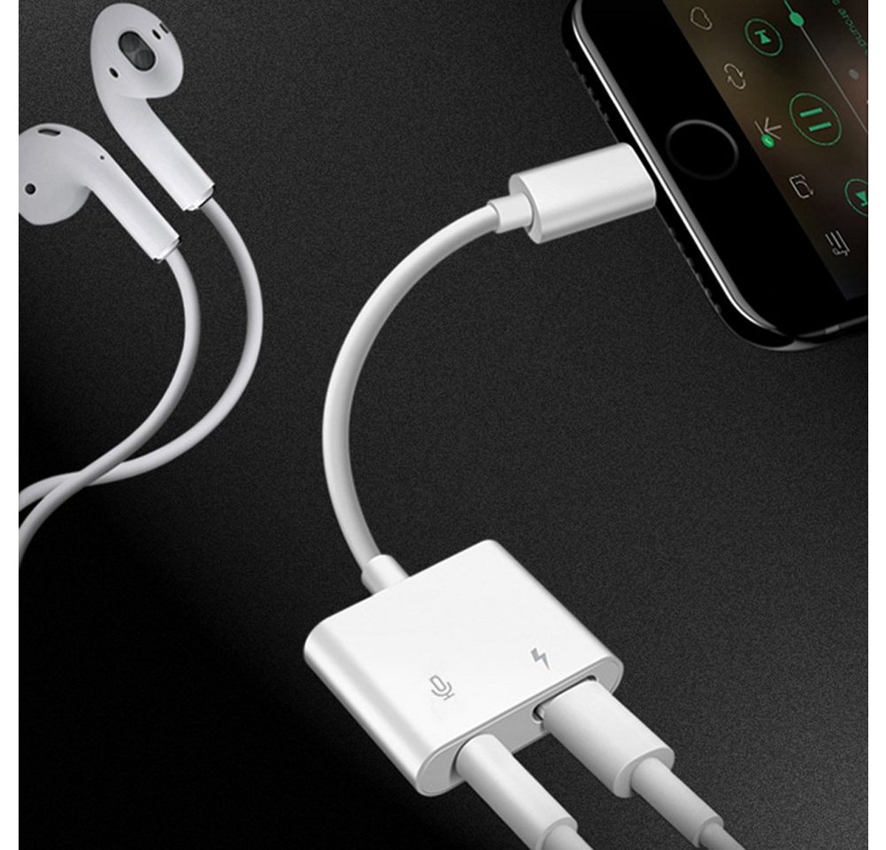 Bolwins B53 USB 3.1 Typ C Stecker zu 3,5mm +USB-C Audio Aufladen Kabel Adapter Audio-Kabel, USB 3.1 Typ C Stecker, 3,5mm, USB 3.1 Typ C (10 cm), Audio- & Ladefu – Bild 2 von 5