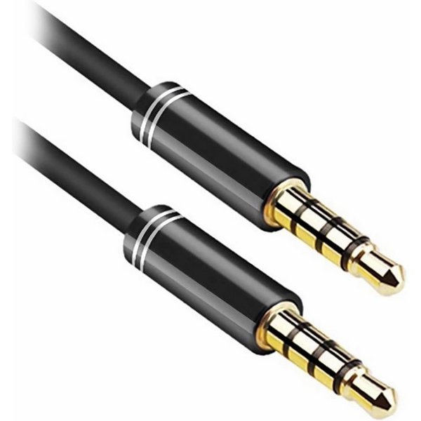 Bolwins F95 3,5mm AV Audio Video Adapterkabel fürs Auto DVD Player Headset Audio- & Video-Kabel, 3,5 mm TRRS Stecker (4-polig), 3,5 mm TRRS Stecker (4-polig) (1