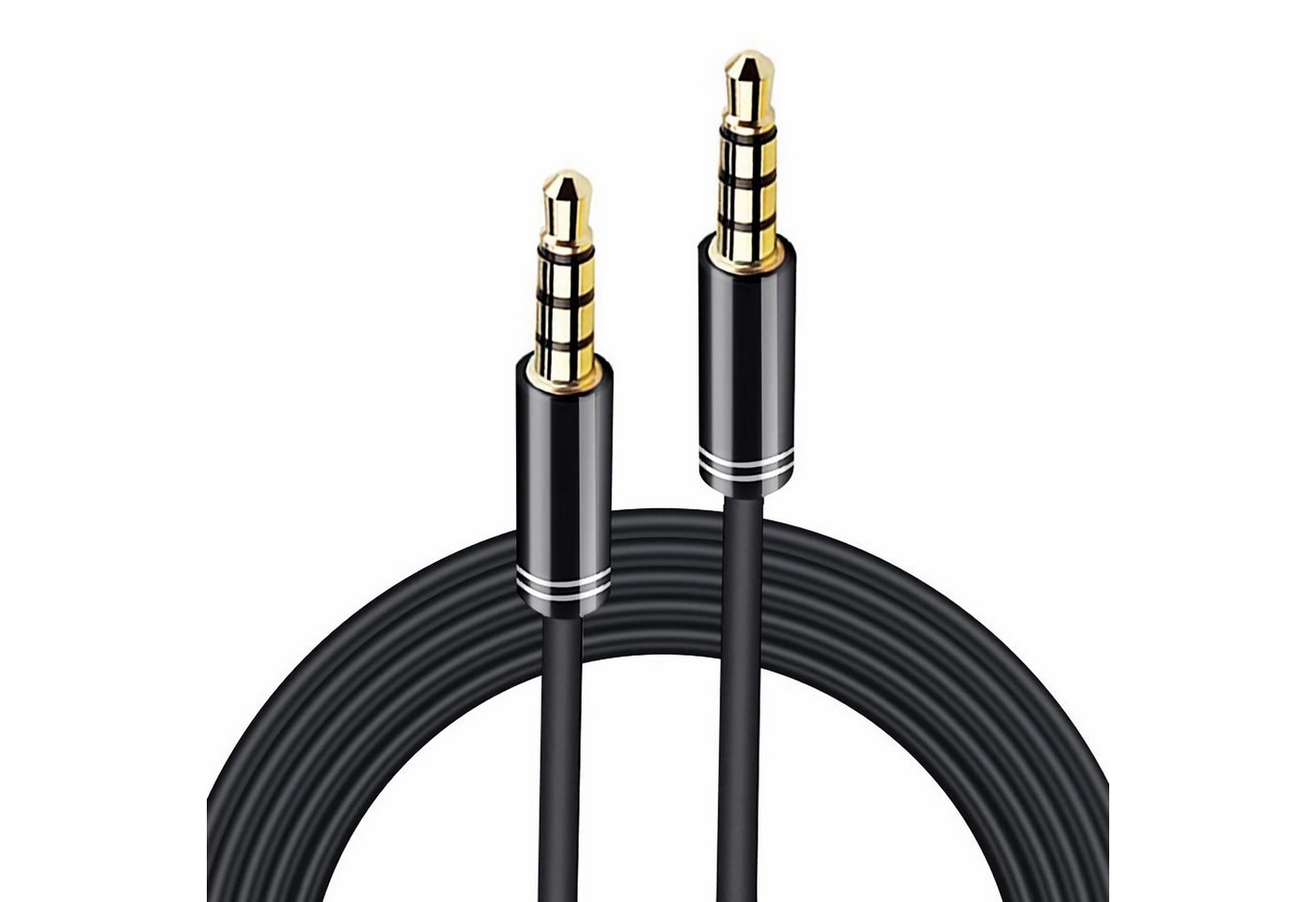 Bolwins F95 3,5mm AV Audio Video Adapterkabel fürs Auto DVD Player Headset Audio- & Video-Kabel, 3,5 mm TRRS Stecker (4-polig), 3,5 mm TRRS Stecker (4-polig) (1 – Bild 3 von 5