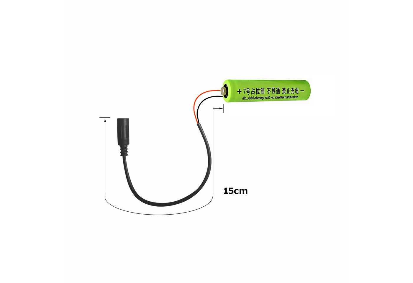 Bolwins H03 USB -AAA Batterie Adapter 4,5V Stromkabel Stromversorgung USB 1m Stromkabel, USB-A, USB Typ A (100 cm), Ersetzt 3× AAA-Batterien durch stabile USB-S – Bild 4 von 5