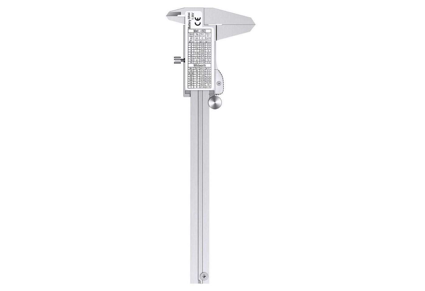 Bolwins Messschieber H35C Digital Messschieber Schieblehre LCD Edelstahl Messschieber 150mm, 1, max. 150 mm, Set, 1-St., inkl. Aufbewahrungsbox und Ersatzbatter – Bild 4 von 5