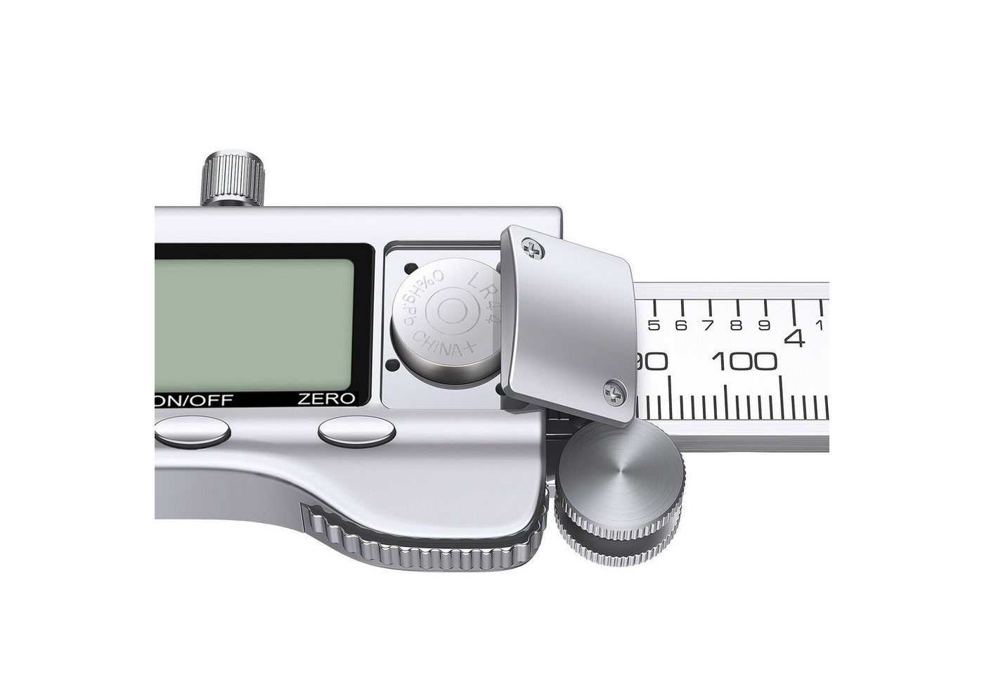 Bolwins Messschieber H35C Digital Messschieber Schieblehre LCD Edelstahl Messschieber 150mm, 1, max. 150 mm, Set, 1-St., inkl. Aufbewahrungsbox und Ersatzbatter – Bild 5 von 5