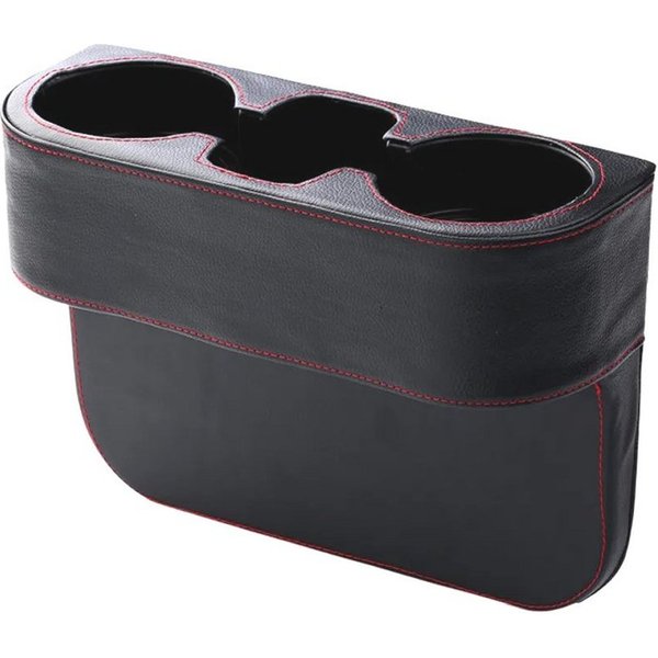 Bolwins Organizer B20D Autositz AufbewahrungBox Handy Organizer Lückenfüll Kunstleder (Set, Aufbewahrungstasche für Sitzlücke), aus PU-Leder, verhindert Herunte