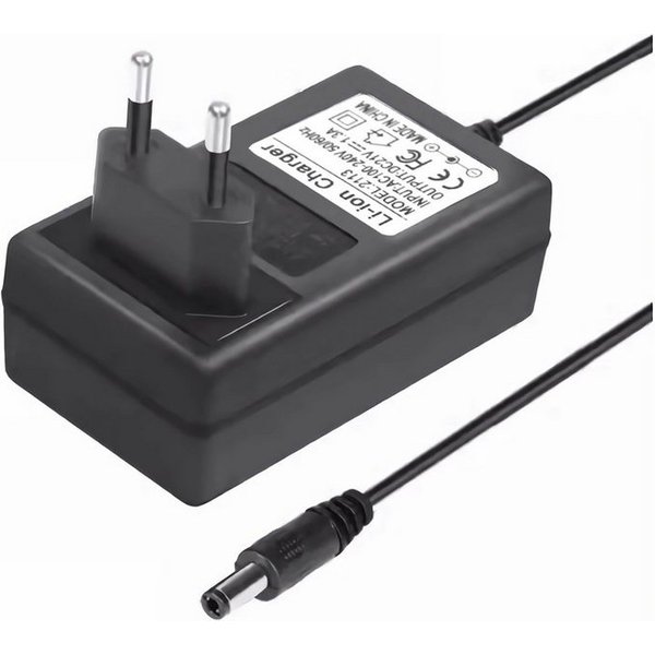 Bolwins P19C DC 16,8V 3A 5.5x2.5mm Netzadapter Li-Ion Batterie Akku Ladegerät Batterie-Ladegerät (3000 mA, Packung, 1-tlg., 1x 16,8 V 3 A Ladegerät für Li-Ion-A