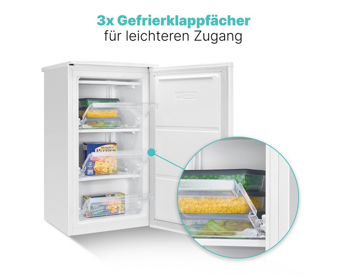 BOMANN Gefrierschrank GS 7256, 83.5 cm hoch, 45 cm breit, Gefrierschrank klein, 4 Sterne-Gefrierfach – Bild 2 von 5