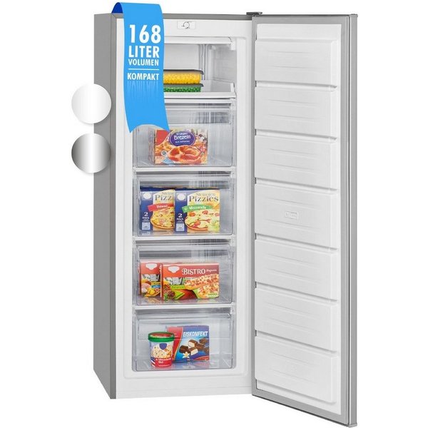BOMANN Gefrierschrank GS 7340, 142.6 cm hoch, 54.4 cm breit, Gefrierschrank, 168 Liter Nutzinhalt