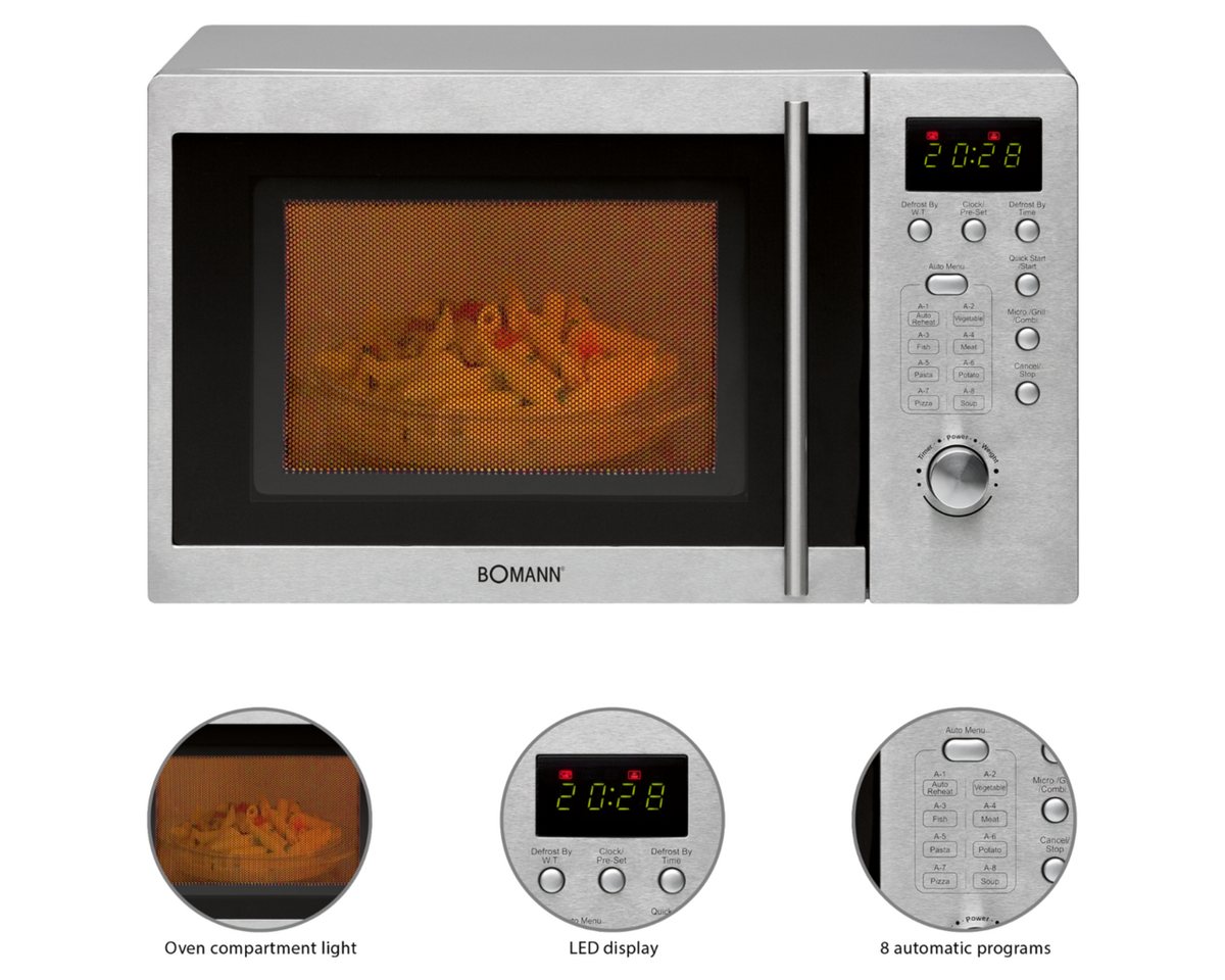 BOMANN Mikrowelle MWG 221 U CB – Bild 3 von 5
