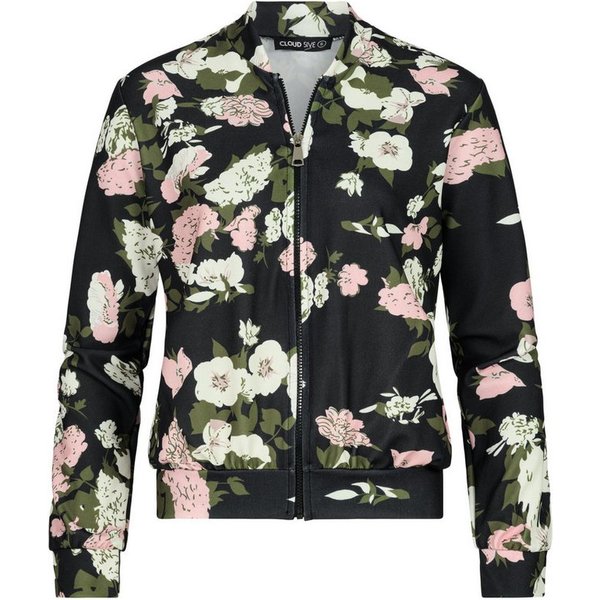 CLOUD 5IVE Bomberjacke CLOUD 5IVE Blouson Jacket with floral print (1-St)