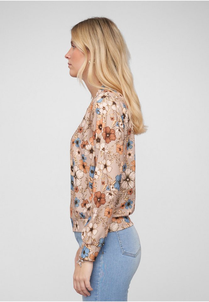 CLOUD 5IVE Bomberjacke CLOUD 5IVE Blouson with All-Over Flower Print (1-St) – Bild 4 von 5