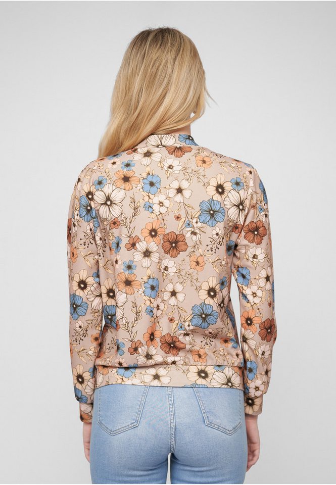 CLOUD 5IVE Bomberjacke CLOUD 5IVE Blouson with All-Over Flower Print (1-St) – Bild 5 von 5