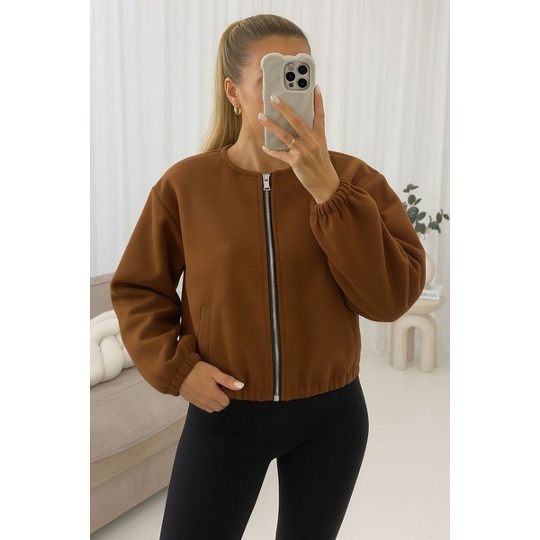 Worldclassca Bomberjacke Worldclassca Bomberjacke mit Zip Trench Jacke Übergangsjacke Blouson