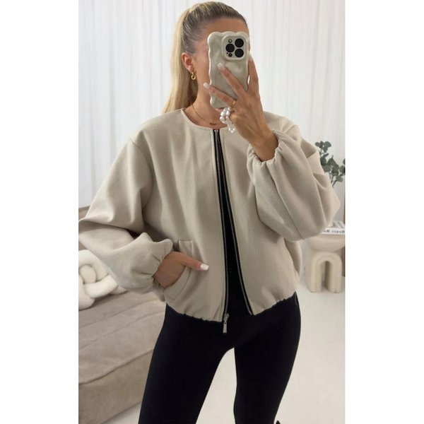 Worldclassca Bomberjacke Worldclassca Bomberjacke mit Zip Trench Jacke Übergangsjacke Blouson