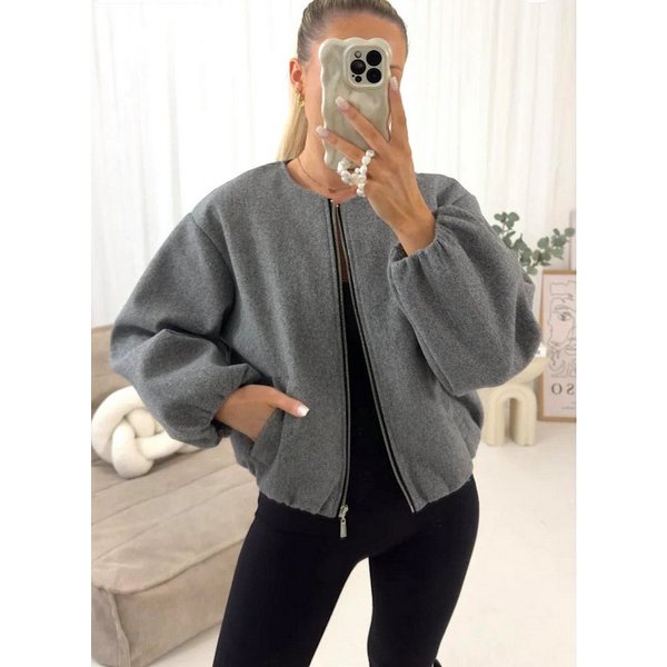 Worldclassca Bomberjacke Worldclassca Bomberjacke mit Zip Trench Jacke Übergangsjacke Blouson