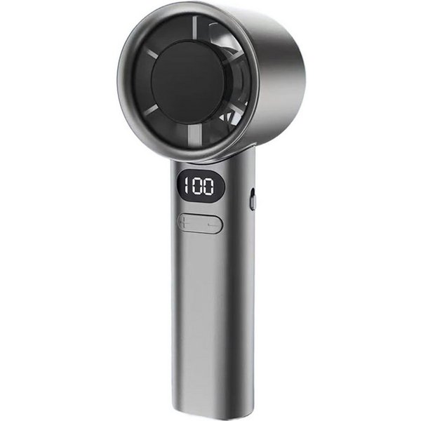 Bomiclss Handventilator Tragbar Turbo Hand Ventilatoren Mini Stark Ventilator Mit LCD Display, für Strand,Büro, Reise,Outdoor, Geschenk