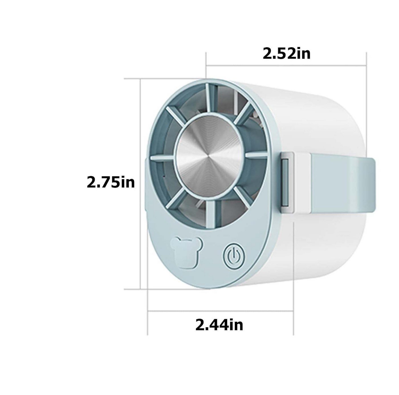Bomiclss Handventilator Tragbarer Ventilator, wiederaufladbarer elektrischer Ventilator – Bild 2 von 5