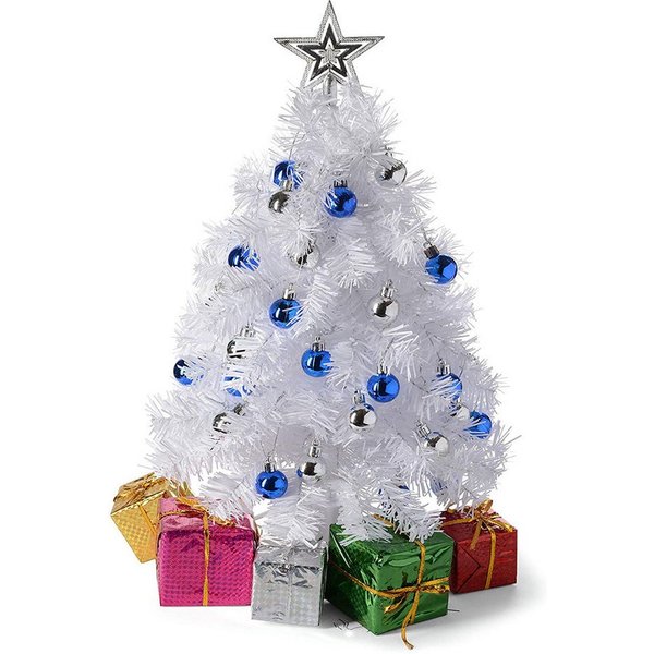 Bomiclss Künstlicher Weihnachtsbaum Mini-Weihnachtsbaum, künstlicher Weihnachtsbaum mit LED-Beleuchtung, für Festtagsdekoration, indoor outdoor geeignet für Tis