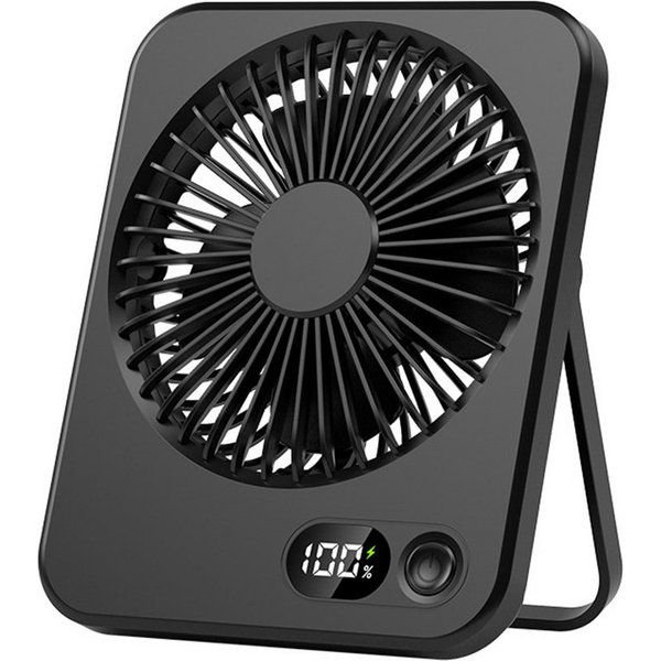Bomiclss Mini USB-Ventilator Tischventilator Leise, Tisch Ventilator Tragbar, Tischventilatoren mit LED-Anzeige, 180° Klappbarer USB Ventilator