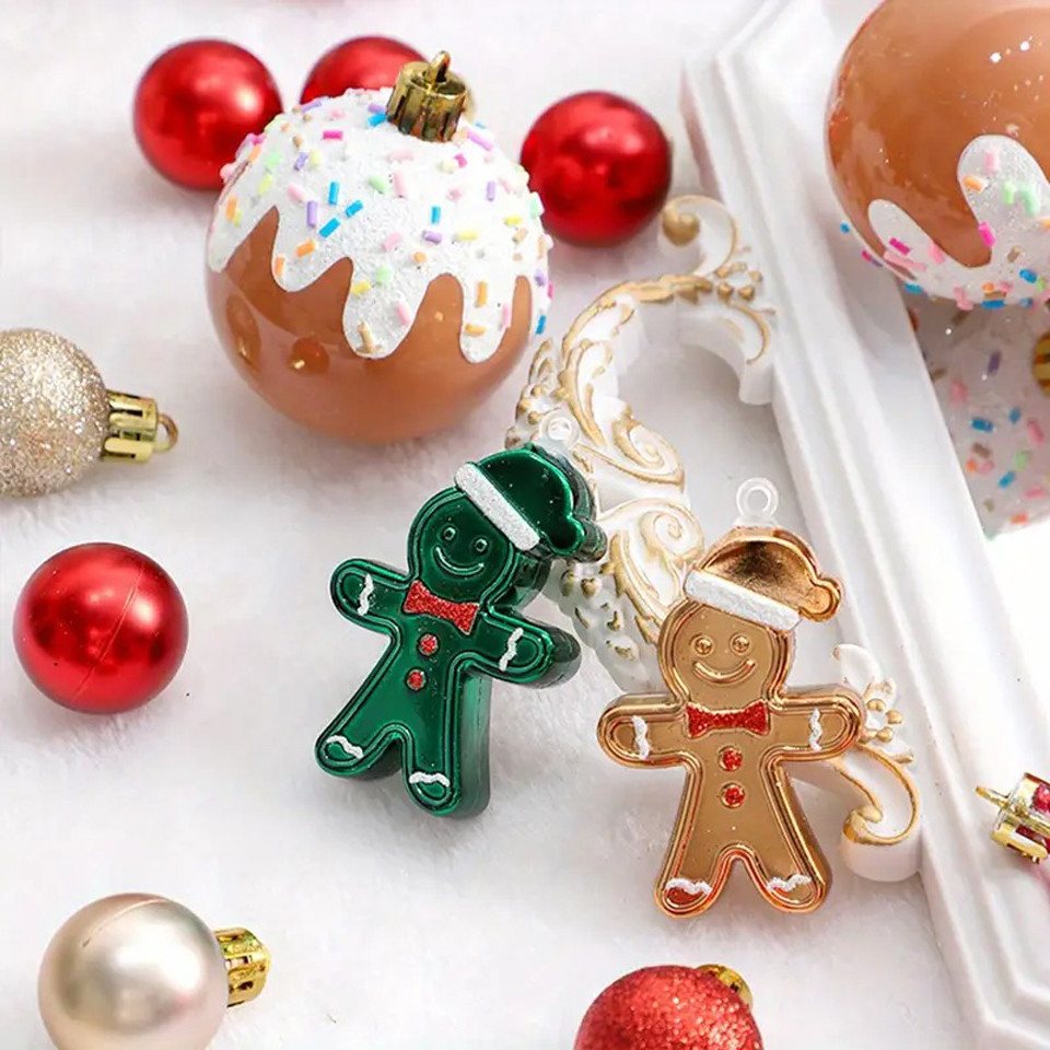 Bomiclss Weihnachtsbaumkugel 40-46 Stück Weihnachtsbaumkugeln, Weihnachtsbaumhängeschmuck, (42 St), für Weihnachtsbaumdekoration – Bild 5 von 5