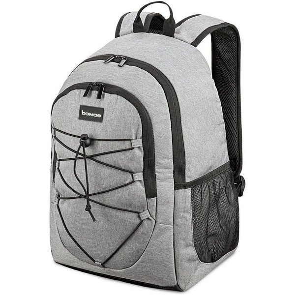 bomoe Kühltasche Kühlrucksack 25L IceBreezer, Grau, Outdoor Rucksack mit 16h Kühlfunktion