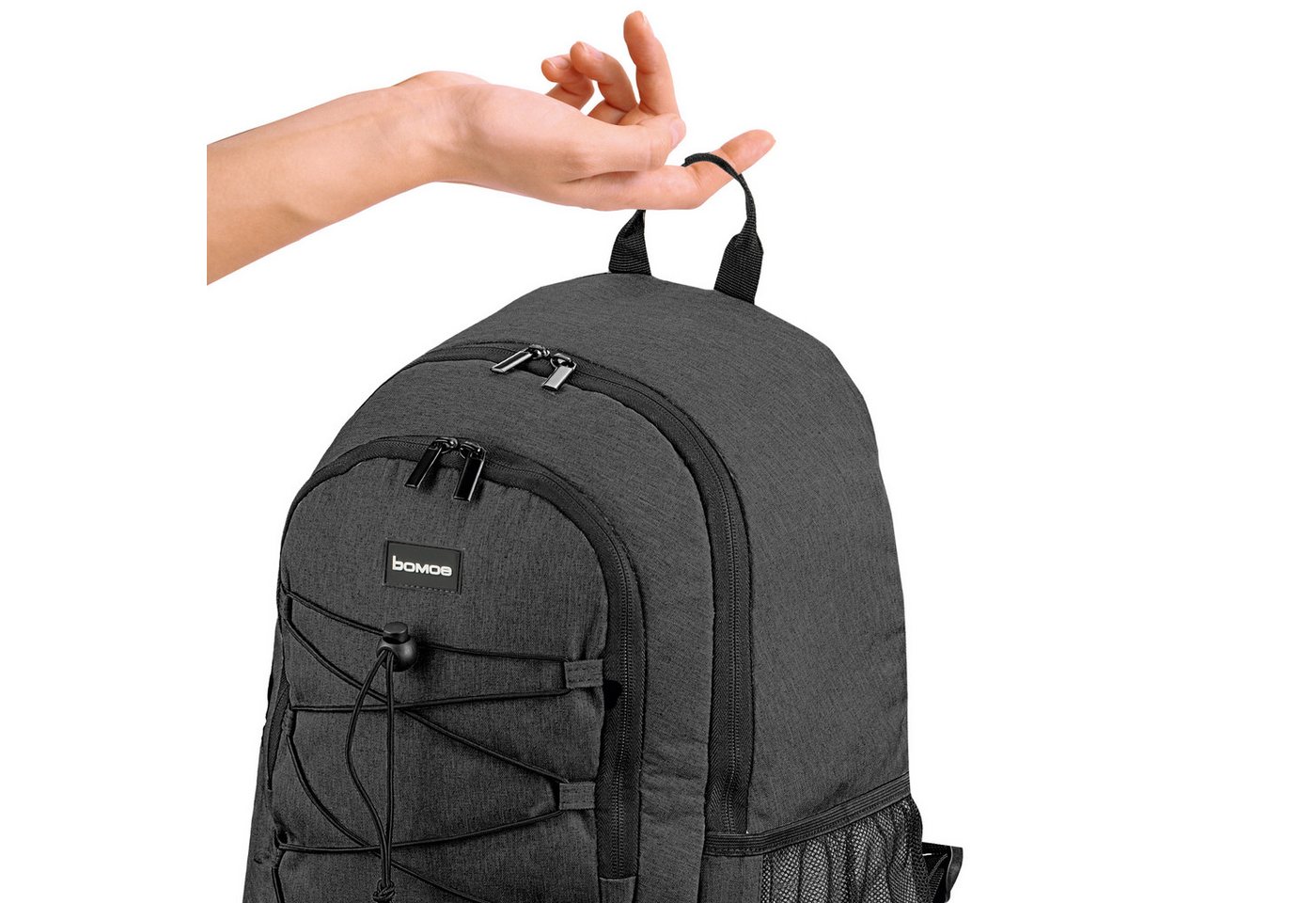 bomoe Kühltasche Kühlrucksack 35L IceBreezer, Anthrazit, Outdoor Rucksack mit 16h Kühlfunktion – Bild 3 von 5