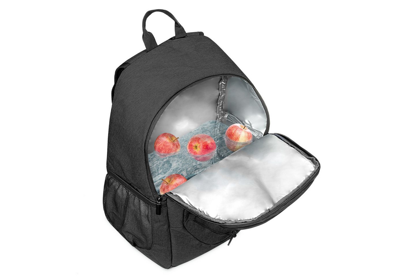 bomoe Kühltasche Kühlrucksack 35L IceBreezer, Anthrazit, Outdoor Rucksack mit 16h Kühlfunktion – Bild 4 von 5