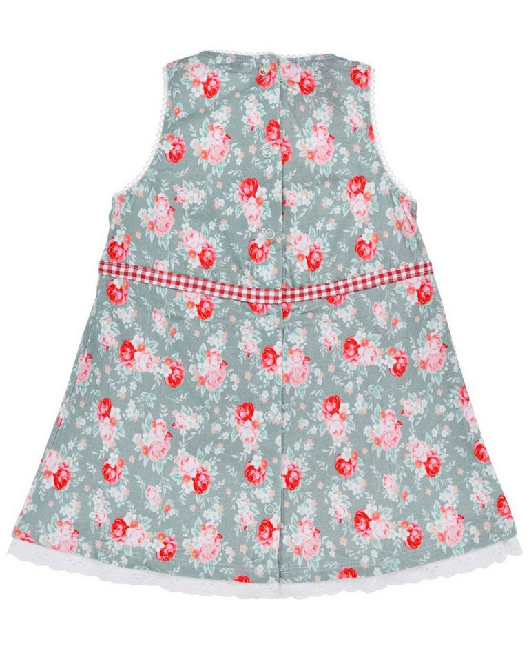 BONDI Dirndl Baby Mädchen Dirndl 'Blumenallover' 86846, Grün R – Bild 2 von 2