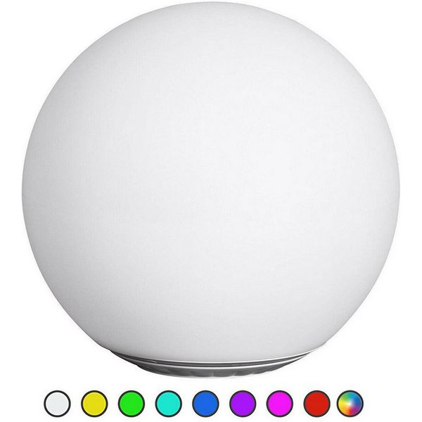 BONETTI LED Kugelleuchte LED Solar Gartenkugel – schwimmfähige Außenleuchte mit Farbwechsel, LED fest integriert, 8 Farben (rot, grün, blau, gelb, lila, hellbla