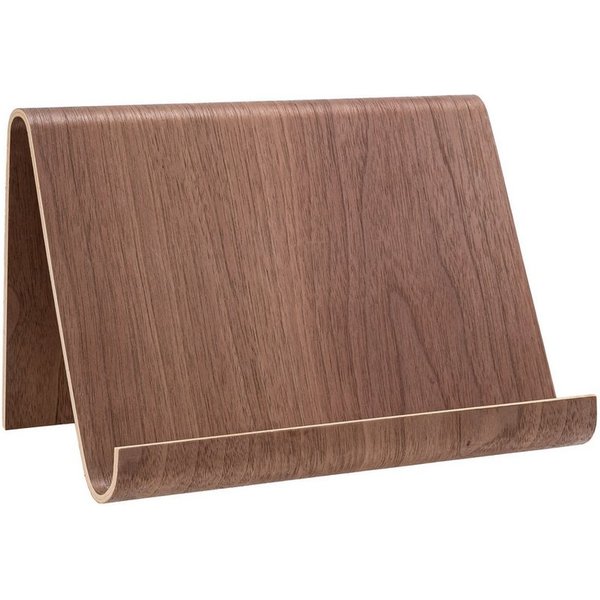 BONETTI Tablet-Ständer Tablet-Halter aus Holz, ca. 26 x 16 cm, auch als Buchständer nutzbar, (bis 12,9 Zoll, modernes, geschwungenes Design - handlich und leich