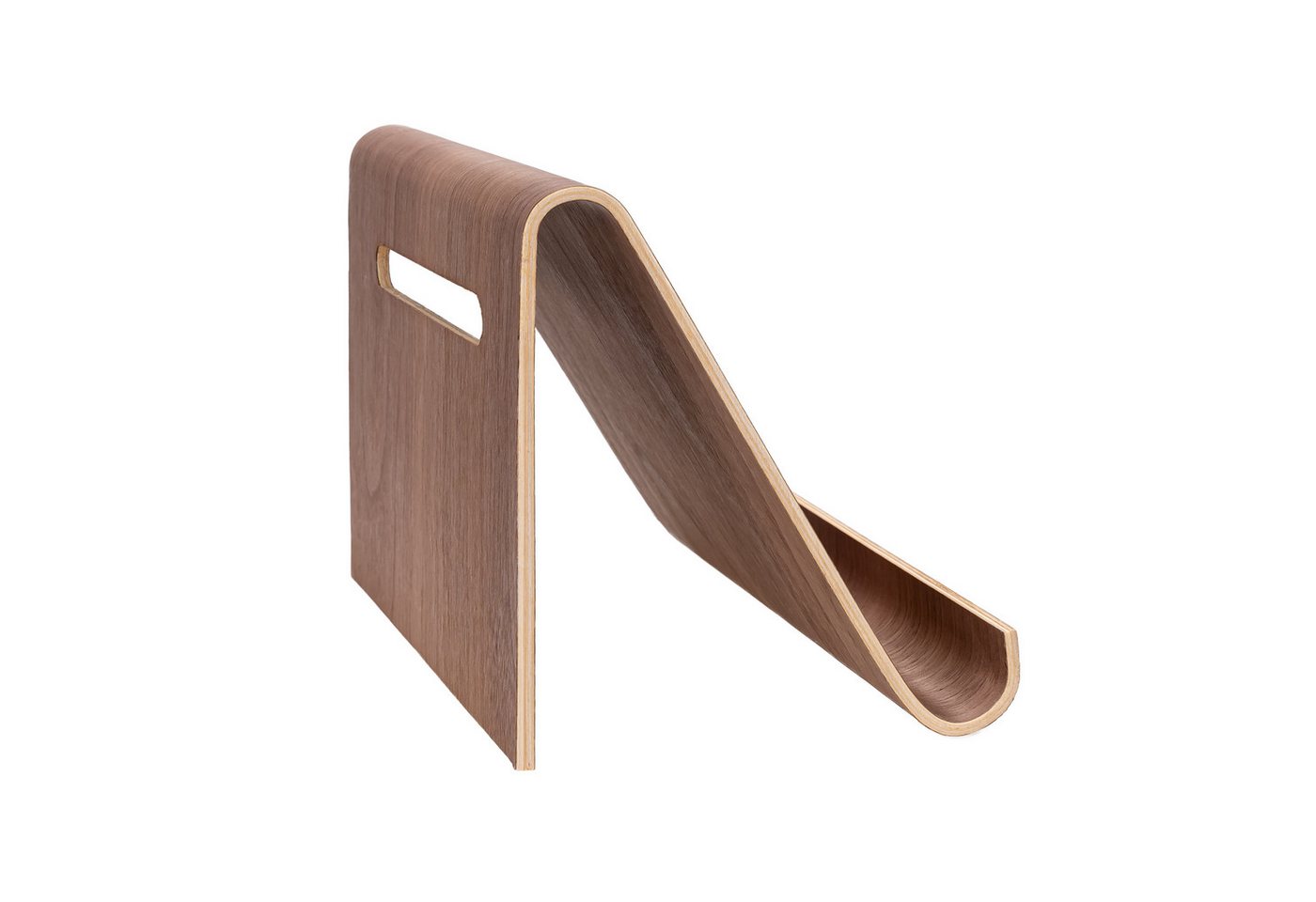 BONETTI Tablet-Ständer Tablet-Halter aus Holz, ca. 26 x 16 cm, auch als Buchständer nutzbar, (bis 12,9 Zoll, modernes, geschwungenes Design - handlich und leich – Bild 2 von 5