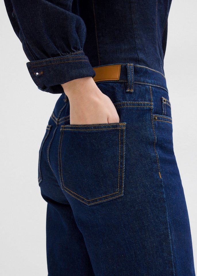 bonprix 7/8-Jeans lockere Passform, verkürztes Bein, mit Elasthan-Anteil, aus Baumwolle – Bild 3 von 5