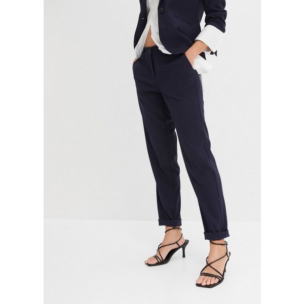 bonprix Anzughose Slim fit Passform, mit Stretchanteil, mit Bügelfalte