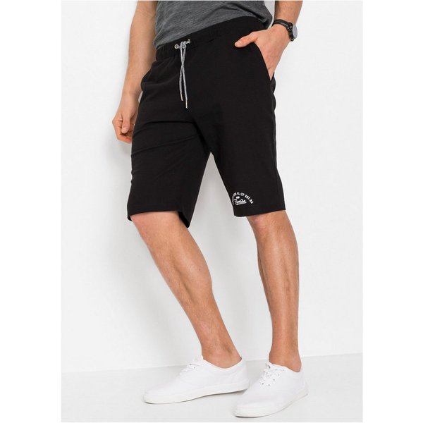 bonprix Bermudas aus Baumwolle, mit Kordelverschluss, Regular Fit